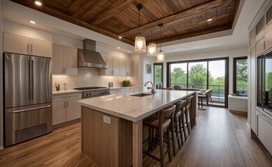 modern kitchen interior