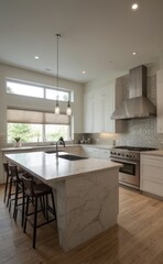 modern kitchen interior
