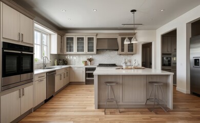 modern kitchen interior