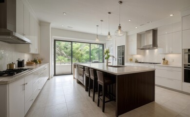 modern kitchen interior