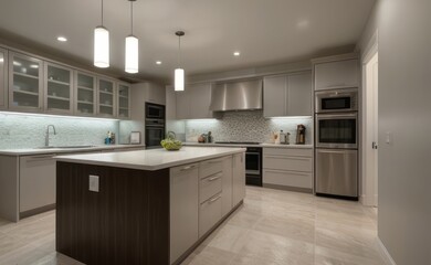 Obraz premium modern kitchen interior