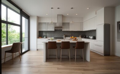 Obraz premium modern kitchen interior