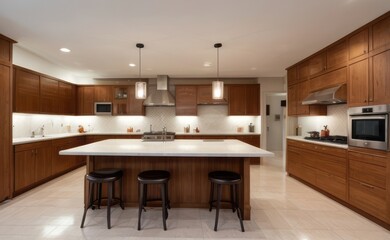 modern kitchen interior