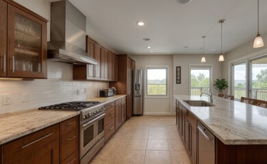 modern kitchen interior