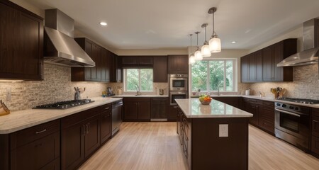 modern kitchen interior