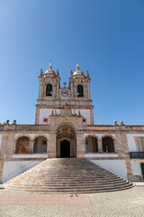 Fototapeta na wymiar church in the city of Nazare, Portugal in autumn