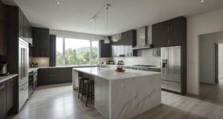 modern kitchen interior