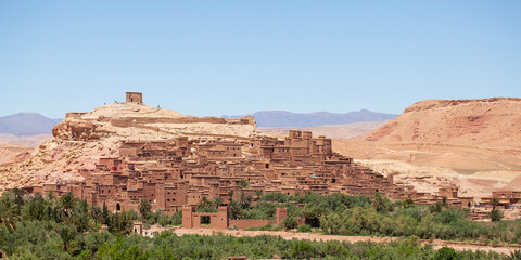 Brown village in South Morocco