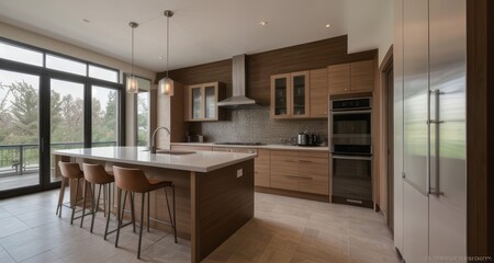 modern kitchen interior