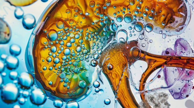 Histological Pancreas human, Liver human, Vermiform appendix human and Kidney Human under the microscope for education.