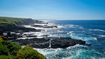 Serene sea at the Nobbies
