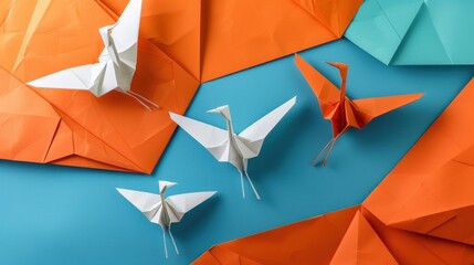 origami background