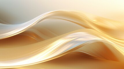 Fototapeta premium Abstract shiny color gold wave design element .golden curved yellow lines .with sparkling effect on white background .Used for template or background, banner.