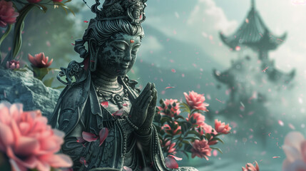 Serene Guardians: Exploring the Elegance of Buddhist Statues