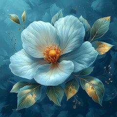 Celebrate Nature's Beauty with this Majestic Flower Illustration