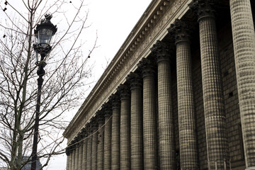 La Madeleine columns in Paris, France