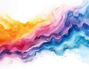 Fototapeta premium abstract watercolor hand painted