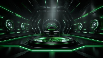 hi tech gaming futuristic sci fi concept stage design, esport, background