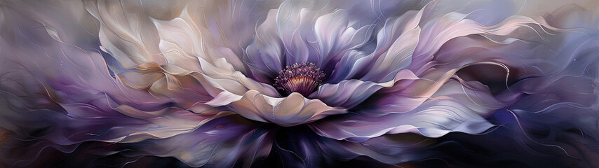 Soft purple floral abstract background