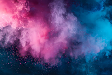 Fototapeta premium Powder Cloud Pastel. Pastel Color Explosion, background texture