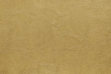 Genuine yellow leather texture, natural animal skin, luxury vintage cowhide background. Eco friendly leatherette, faux leather. Wallpapere, backdrop, copy space