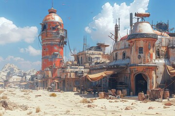 Reclaimed Resilience: Post-Apocalyptic Settlement of Unconventional Architecture