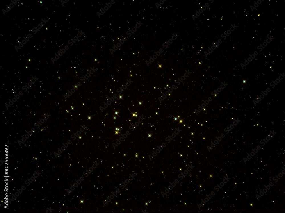 Wall mural an open star cluster in outer space