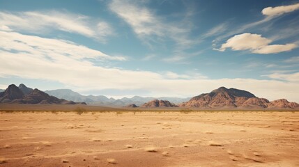 landscape in the desert