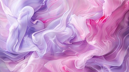 Soft pastel swirls of pink and lavender create a dreamy texture.
