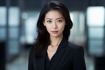 portrait of a business asian woman