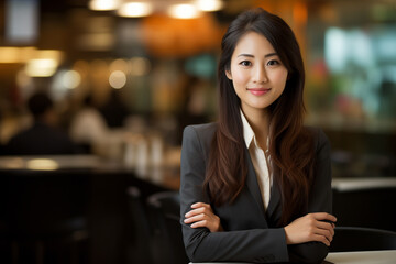 Fototapeta premium portrait of a business asian woman