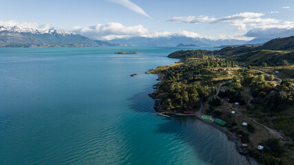 Lago General Carrera/Buenos Aires Lake - Carretera Austral - Chile - Argentina, border