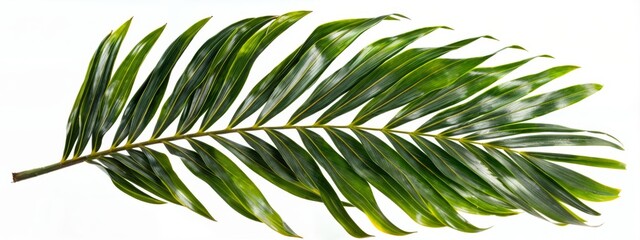 Isolated Christmas Branch with Fresh Leaves and Herbs white background 