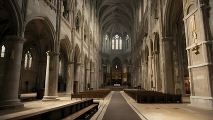 Fototapeta premium interior of saint cathedral
