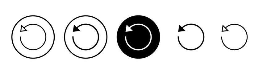 Refresh icon vector isolated on white background. Reload icon vector. Update icon. convert icon