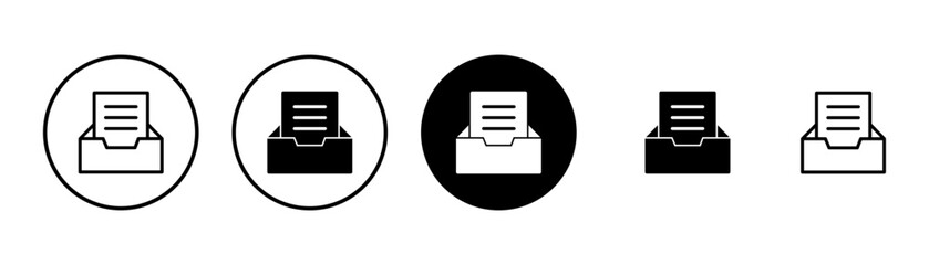 Archive folders icon vector isolated on white background. binders vector icon. Archive storage icon.