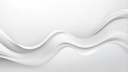 abstract white wave background. Minimalistic white wave background