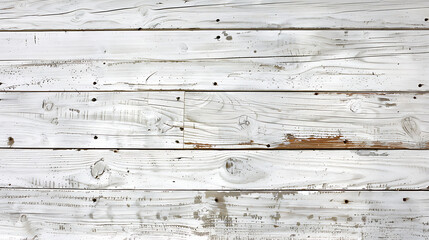 a close-up view of white wooden planks with visible grain and texture - obrazy, fototapety, plakaty