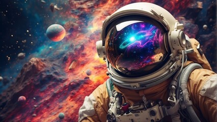 宇宙飛行士,Generative AI AI画像