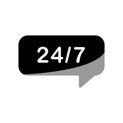 Label 24/7 PNG