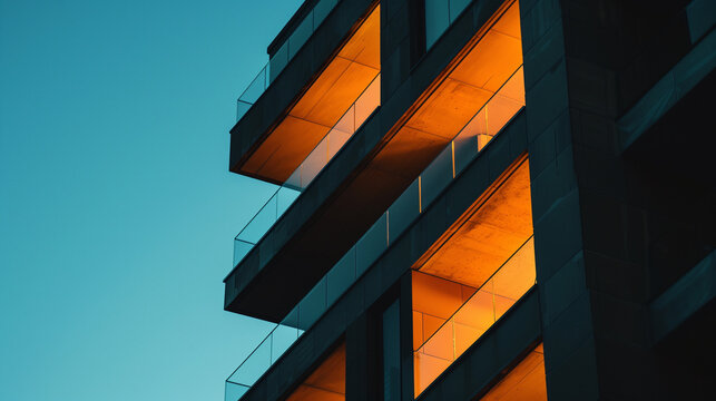 fotograf&iacute;a minimalista sobre arquitectura, imagen de estilo comercial