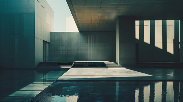 fotograf&iacute;a minimalista sobre arquitectura, imagen de estilo comercial