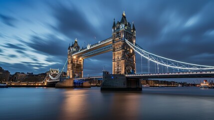 Obraz premium tower bridge at night