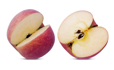 Apple fruits isolated on white background