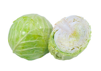 Cabbage isolated on white background