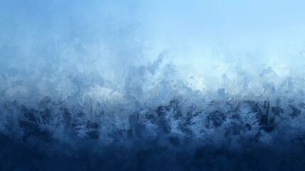 Obraz premium Frosty Glass Texture in Blue Tones