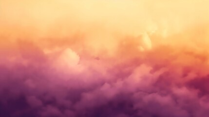 Fototapeta premium Sunset Clouds in Warm Tones