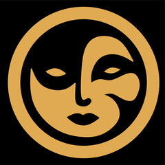 face mask illustration icon