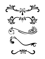 Gorgeous ornaments collection vector art