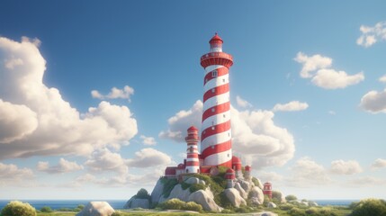 lighthouse on the hill